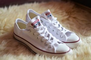 converse białe